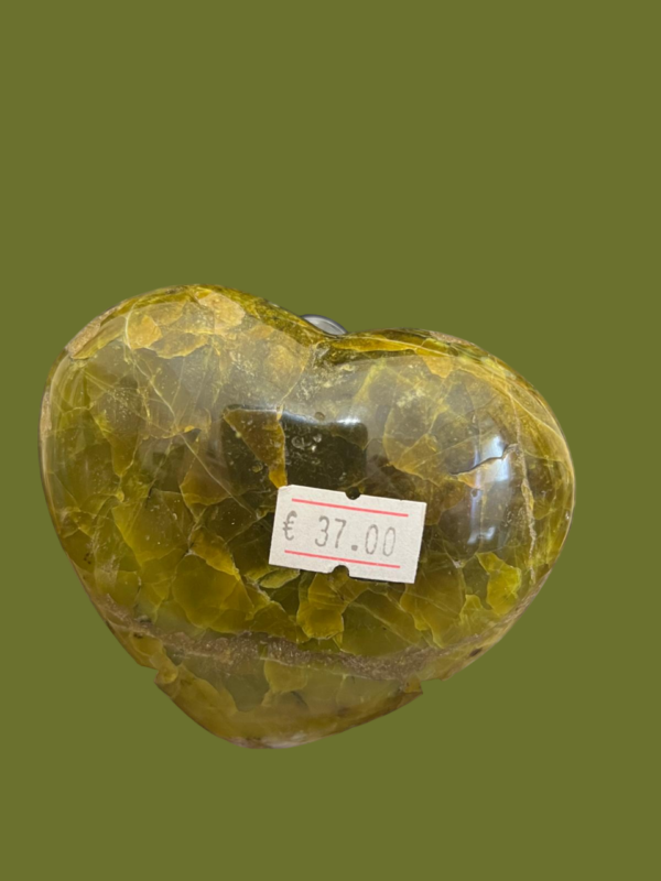 Cuore Opale Verde Madagascar - immagine 4