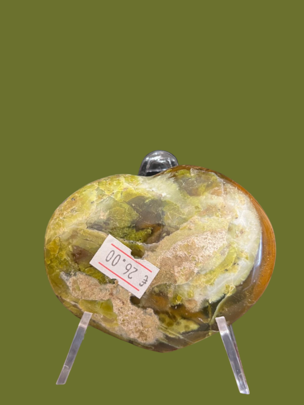 Cuore Opale Verde Madagascar - immagine 3