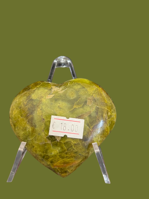 Cuore Opale Verde Madagascar - immagine 2