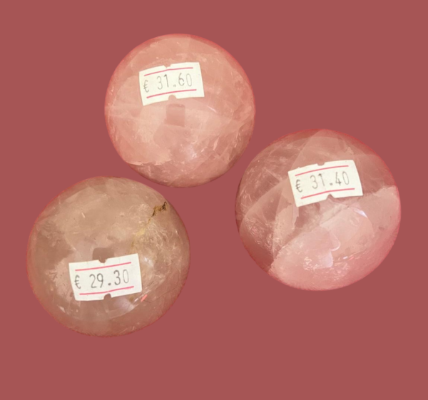 Sfere Quarzo Rosa