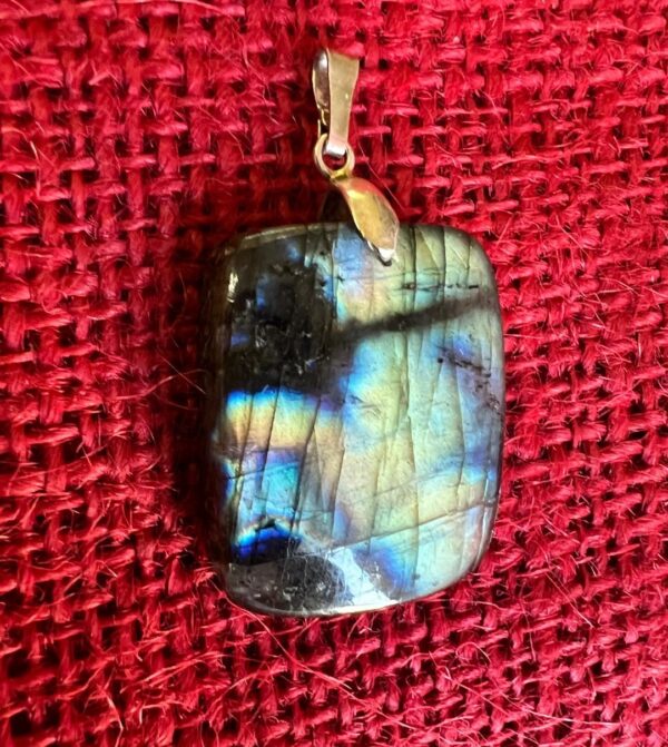 Ciondolo In Labradorite in argento - immagine 2