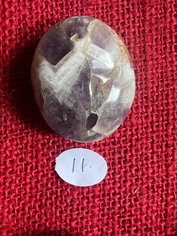 Palmstone e Burattate di Ametista Chevron - immagine 12