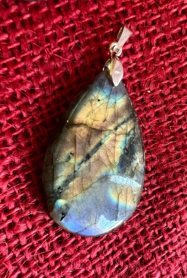 Ciondolo In Labradorite in argento - immagine 3
