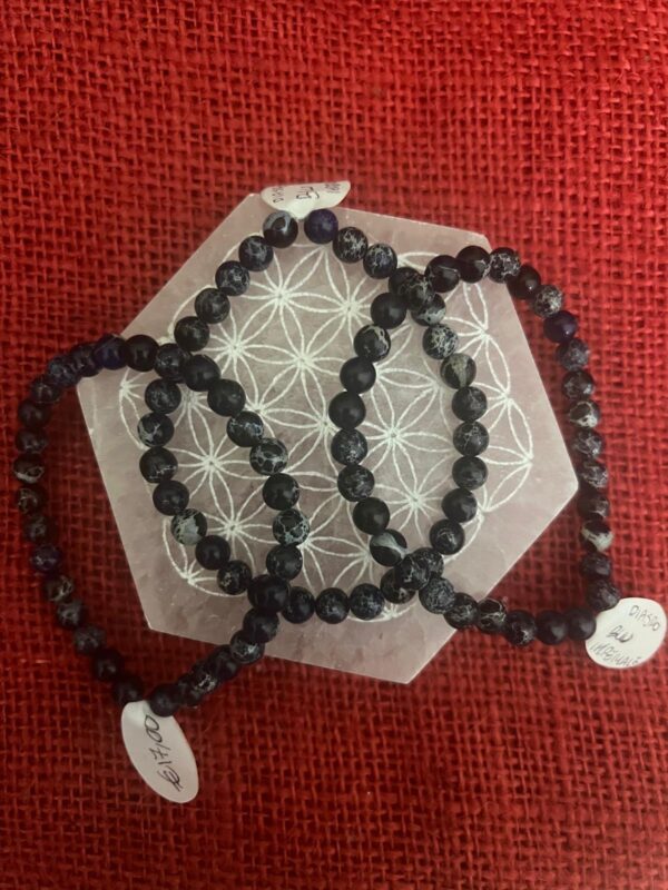 Bracciale Diaspro Blu Imperiale - immagine 5