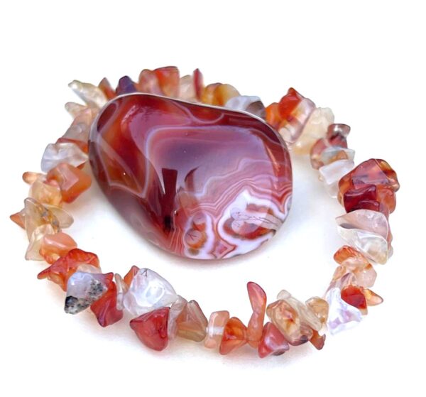 Corniola Bracciale Chips