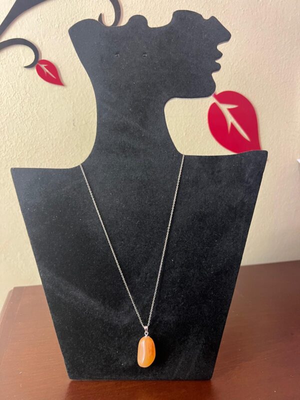 Collana Argento Avventurina Rossa