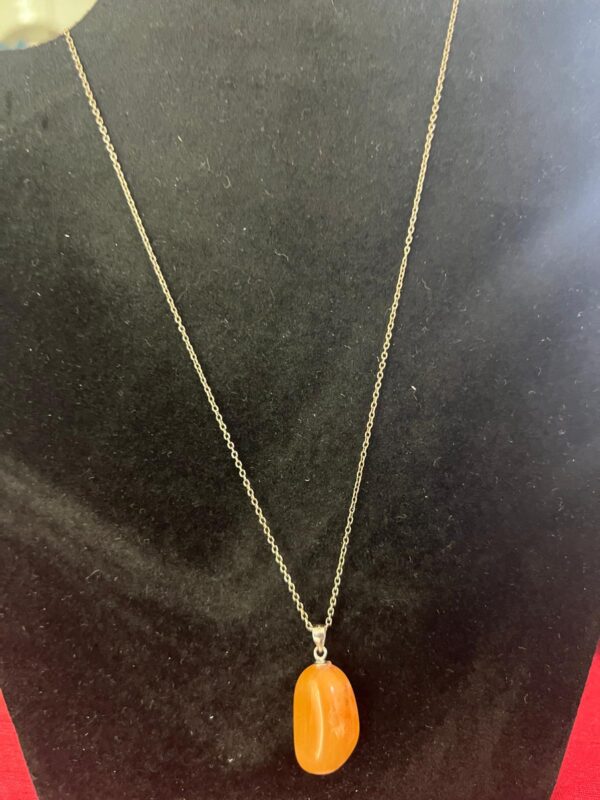 Collana Argento Avventurina Rossa - immagine 2