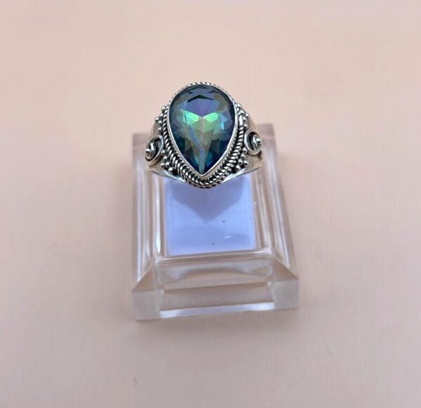 Anello Topazio Mistico Argento 925 Mis. 16,5