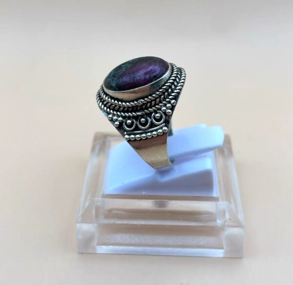 Rubizoisite Anello Argento 925 mis. 19,5 - immagine 3