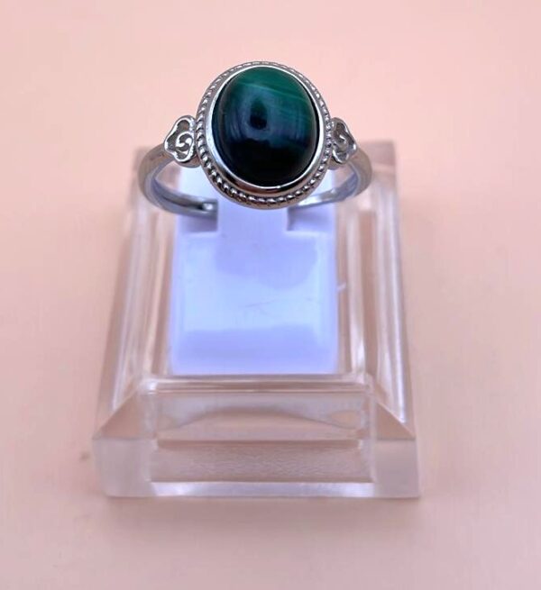 Anello in Malachite Regolabile - immagine 3