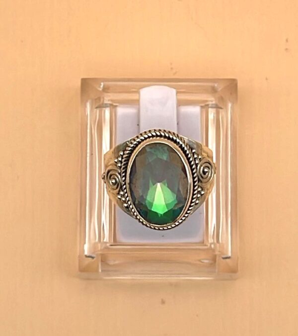 Anello Topazio Mistico Argento 925 Mis. 16 - immagine 3