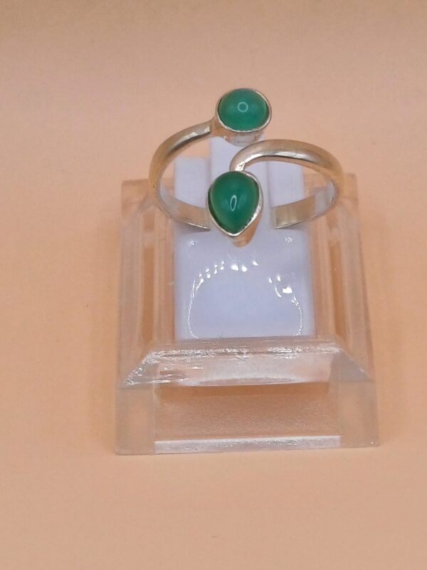 Anello con Giada Argento 925 - immagine 2