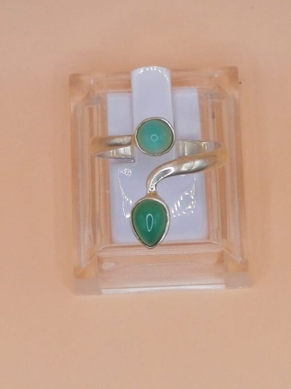 Anello con Giada Argento 925