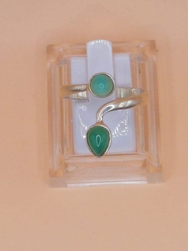 Anello con Giada Argento 925 - immagine 4