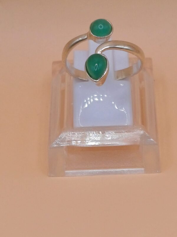 Anello con Giada Argento 925 - immagine 5
