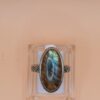 Anello Argento 925 Labradorite, mis 22 - immagine 2