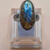 Anello Argento 925 Labradorite, mis 22