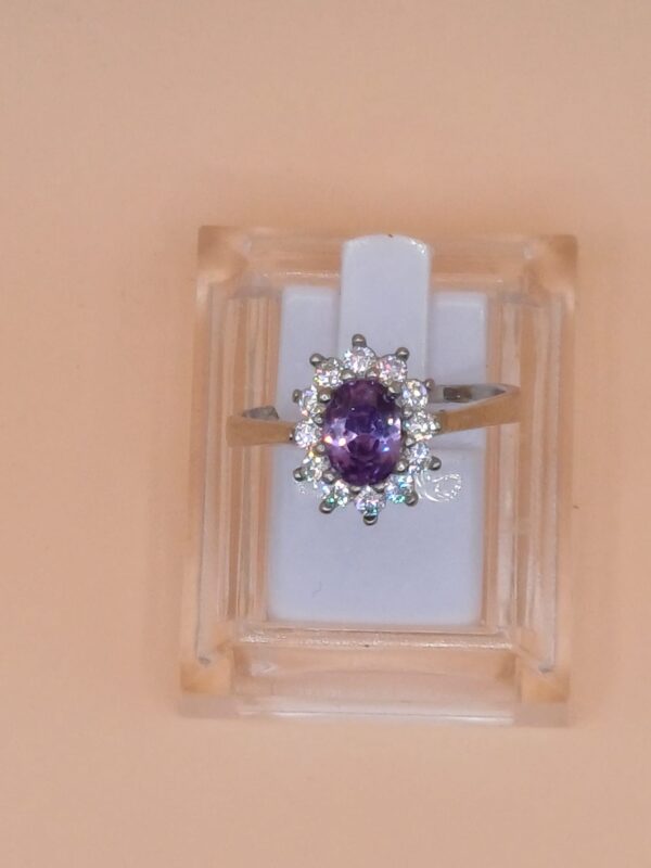 Anello Kate con Zirconi Cubici Argento 925 Regolabile