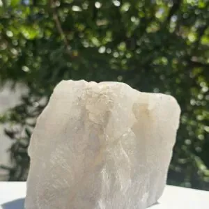 Quarzo Bianco Grezzo Porta Candele
