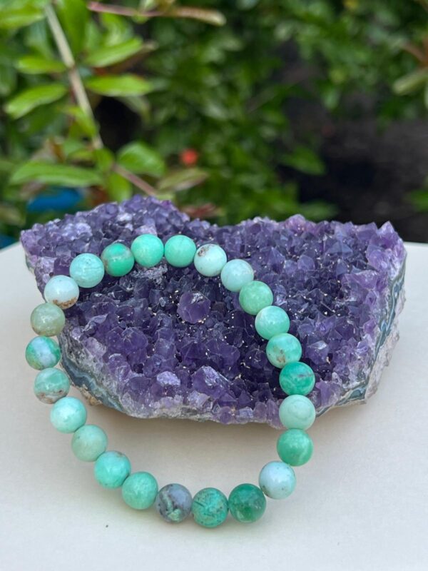Bracciale in Crisoprasio 8 mm