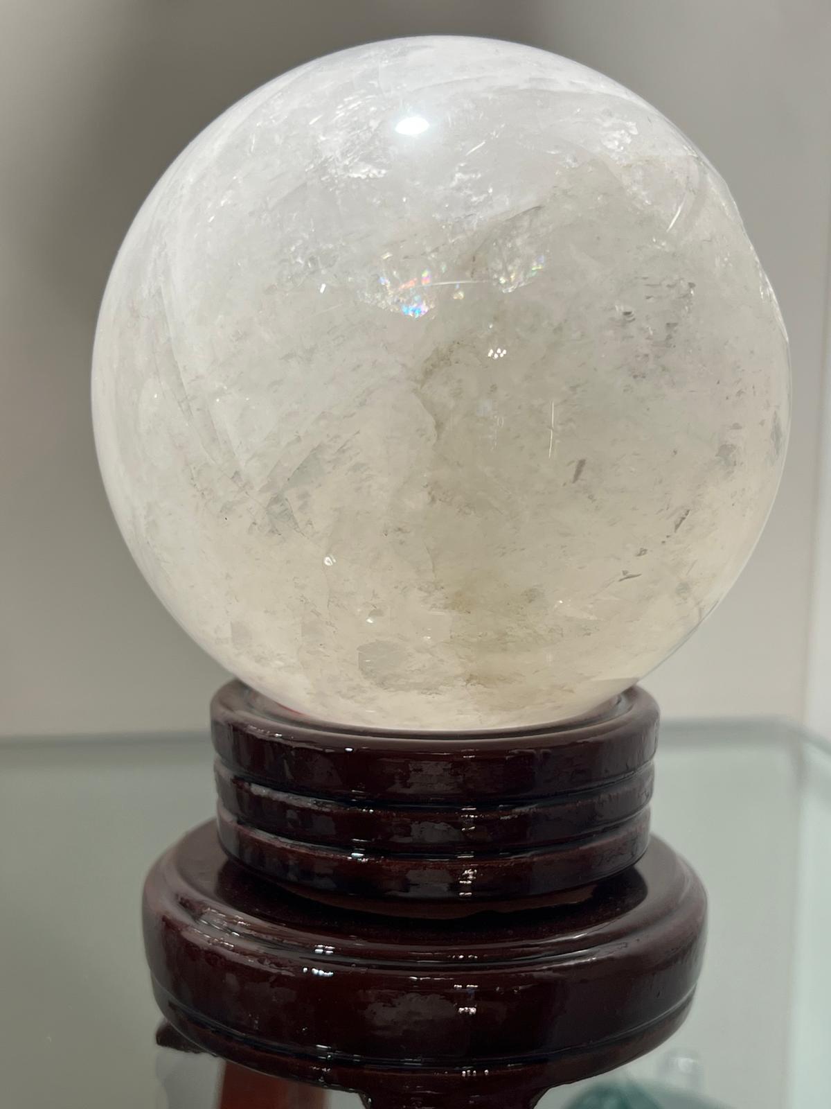Sfera Calcite Ottica Diam 9.3