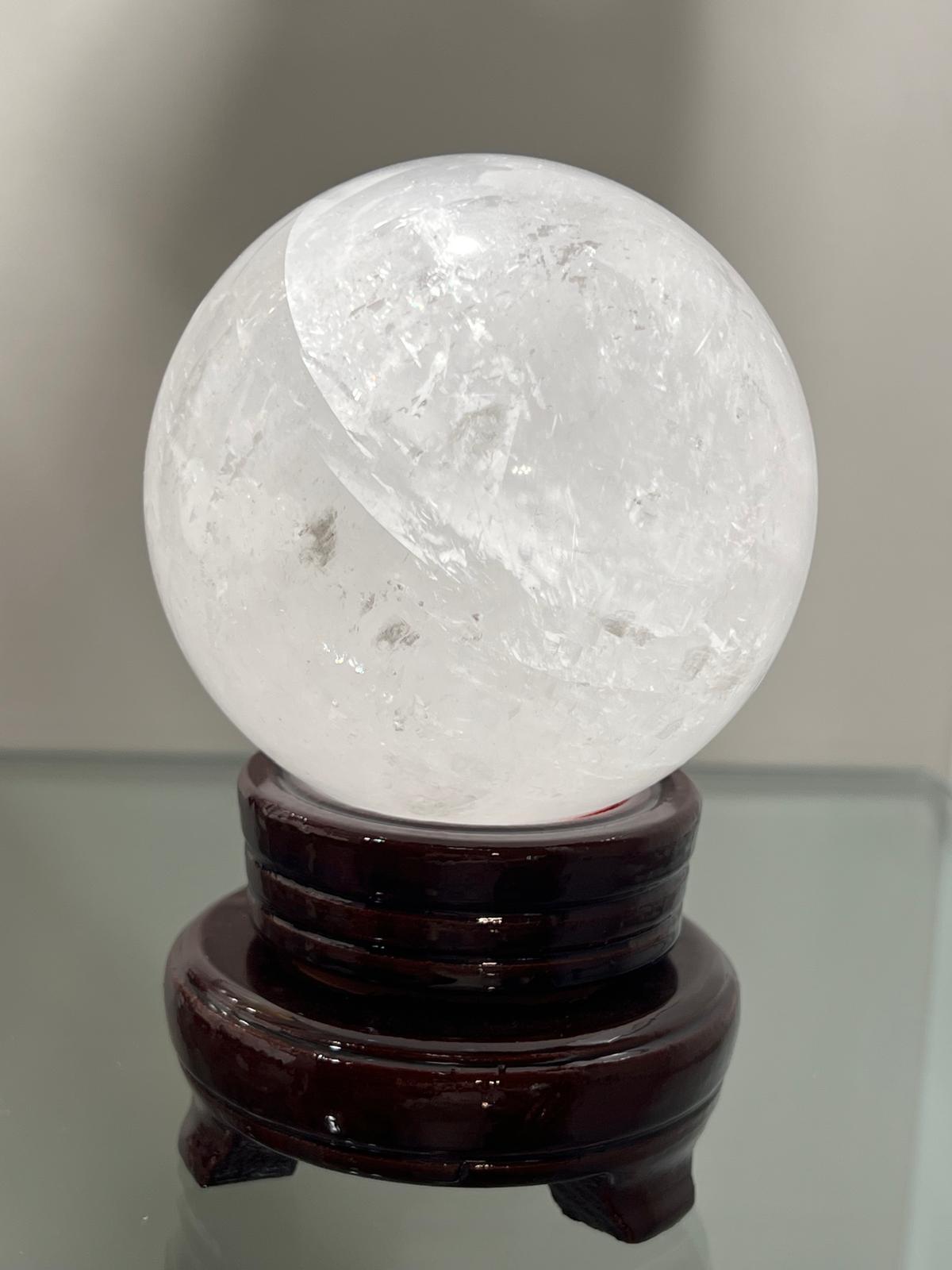 Sfera Calcite Ottica Diam 9.1