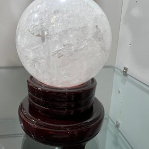 Sfera in Calcite Ottica – Diametro cm 8.2