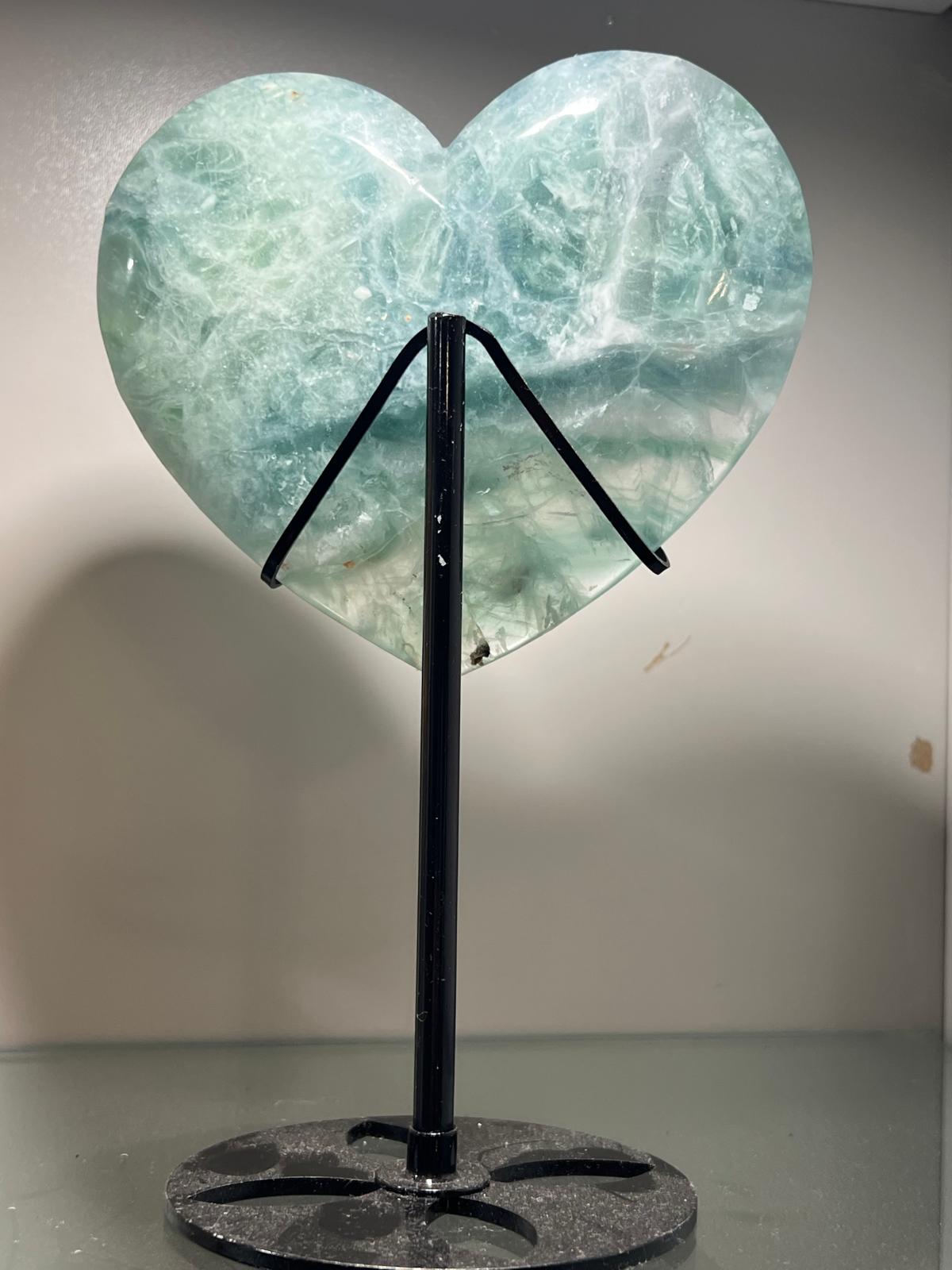 Cuore in Flourite - immagine 2