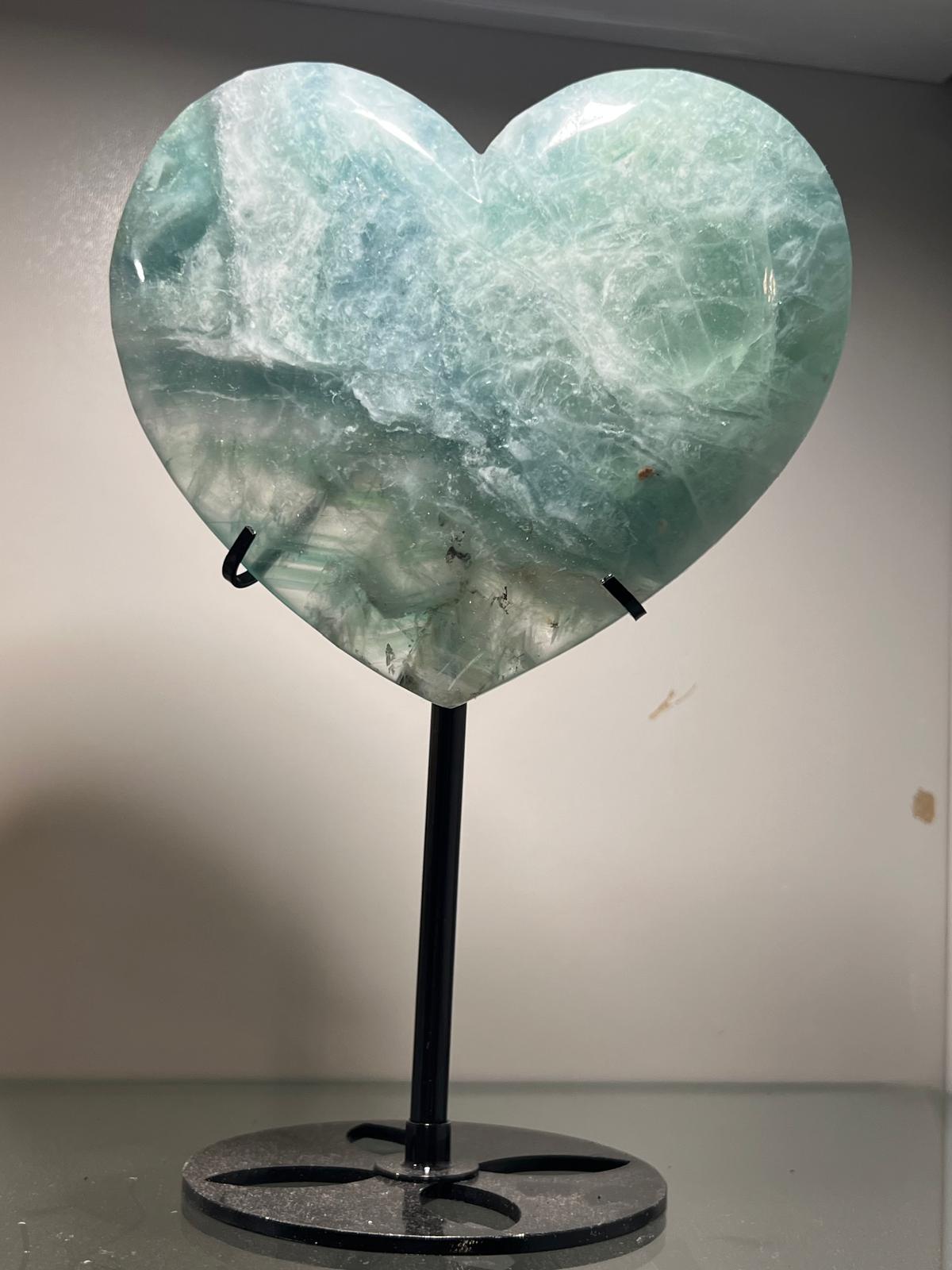 Cuore in Flourite