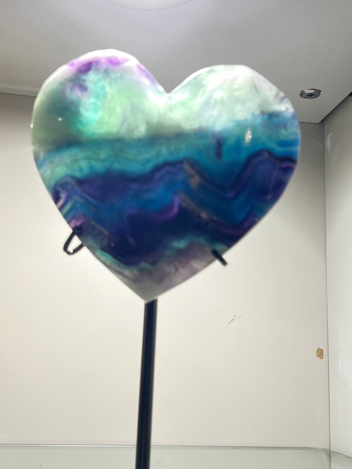 Cuore in Fluorite – L’armonia che nasce dalla luce - immagine 4