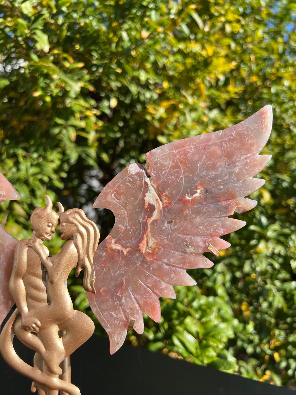Farfalla Uomo Donna con Ali in Ametista Rosa – L’Armonia dell’Amore - immagine 2