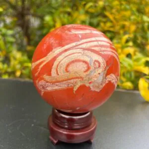 Sfera in Diaspro rosso Diam.6.4 Gr 486