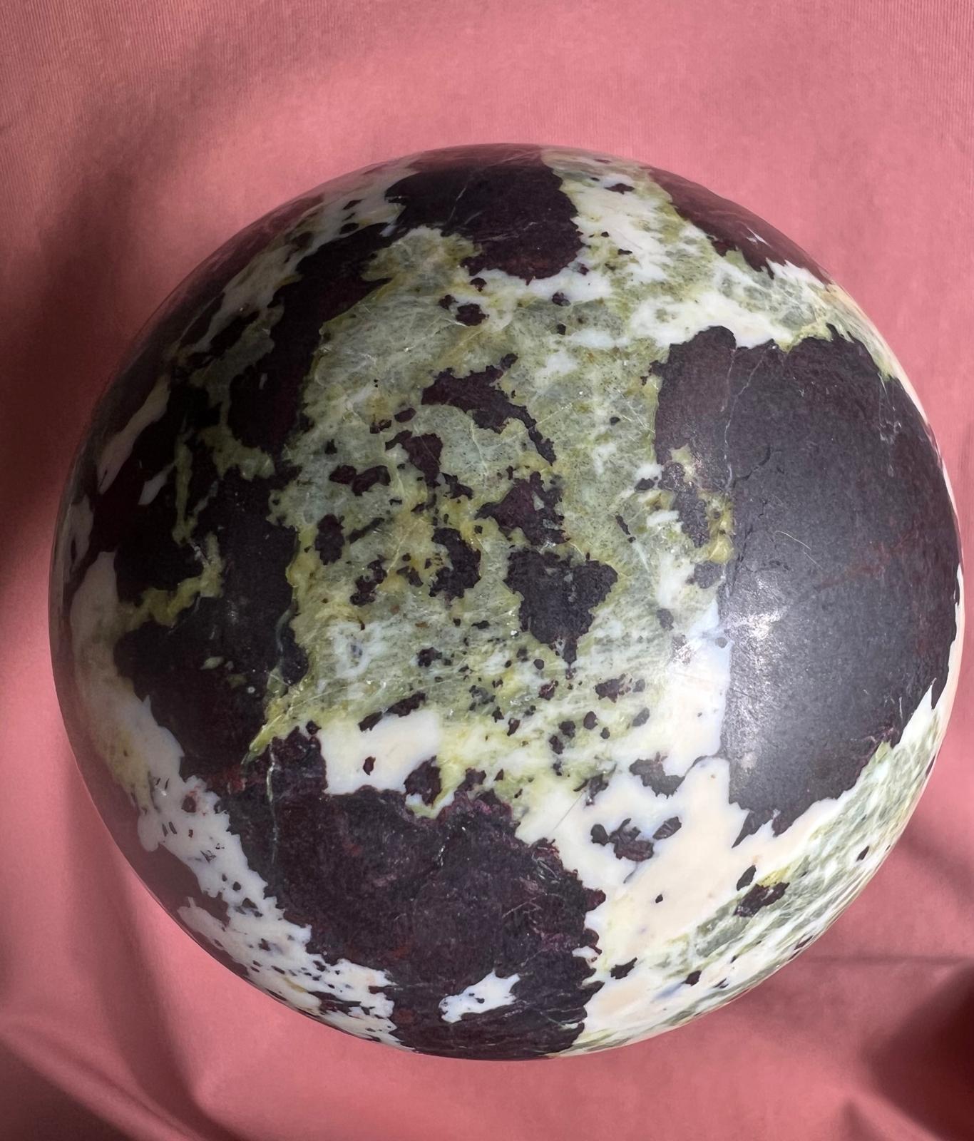 Sfera di serpentino dm 6,9 gr 525 - immagine 3