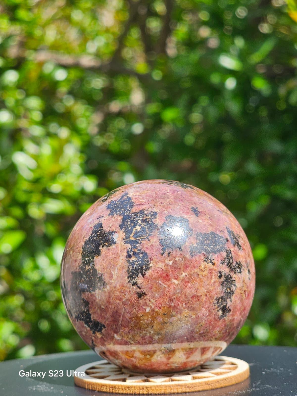Sfera Rodocrosite gr. 310 dm 5,5 - immagine 2