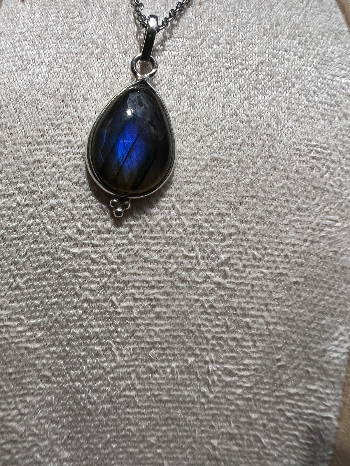 Ciondolo Labradorite Argento 925