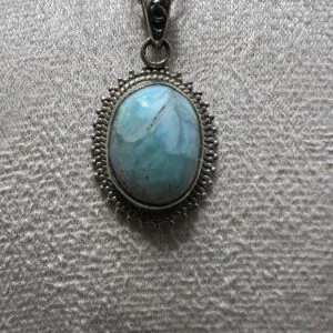 Ciondolo Larimar Argento 925
