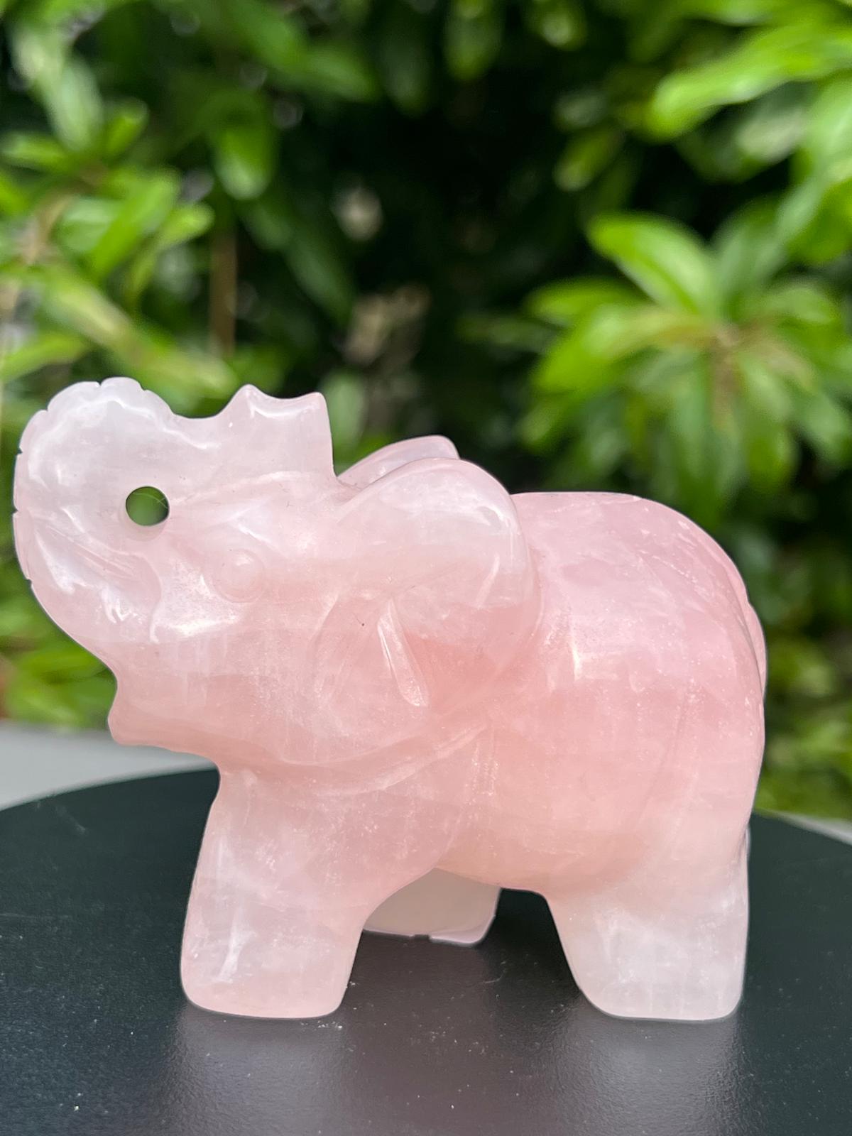 Elefante Quarzo Rosa