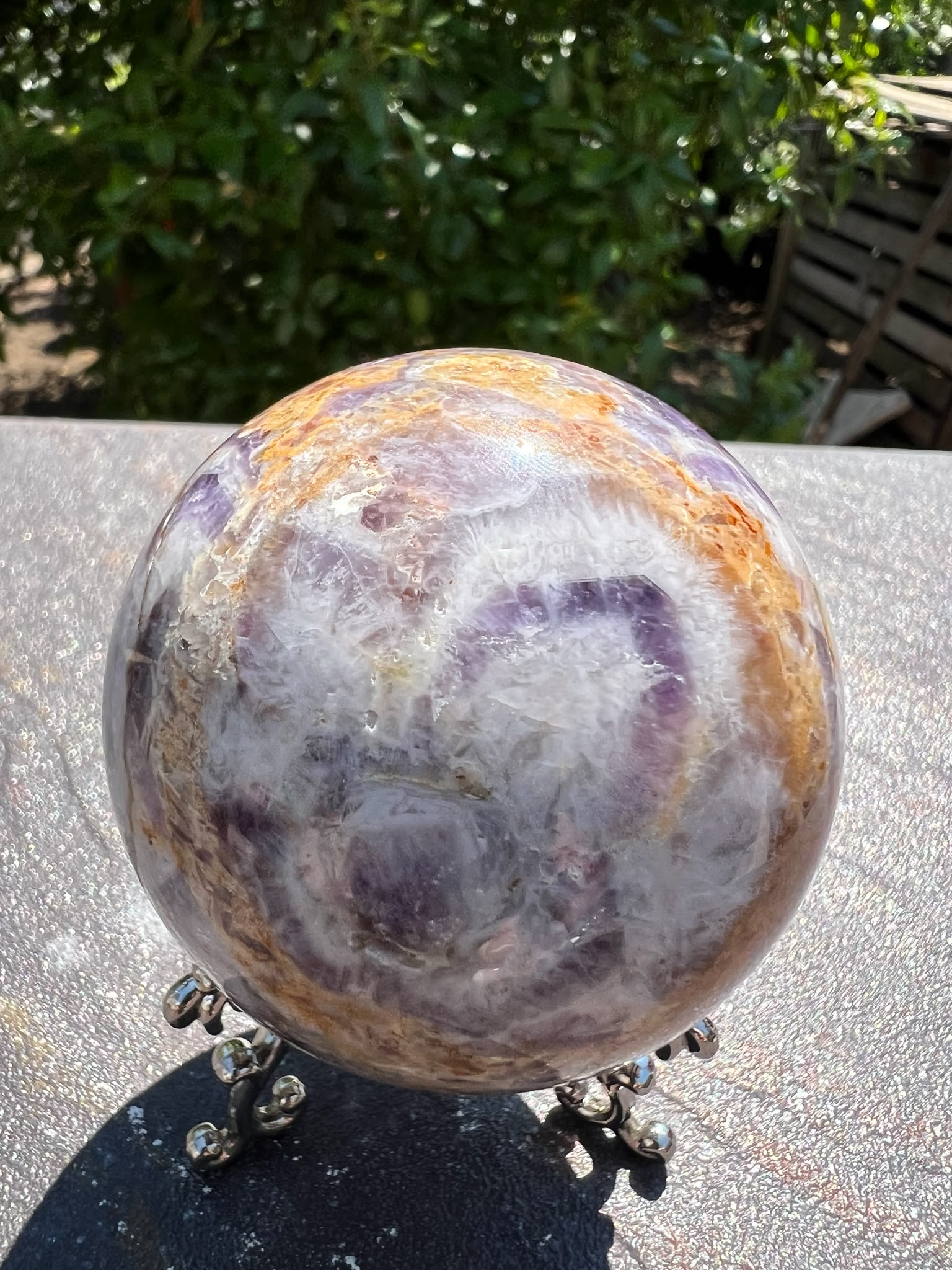 Sfera Ametista gr 307 dm 5,8