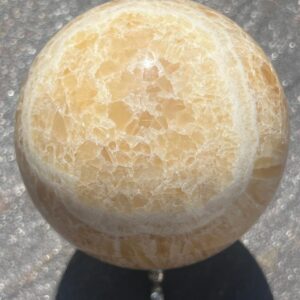 Sfera Calcite Miele gr 398 dm 6,6