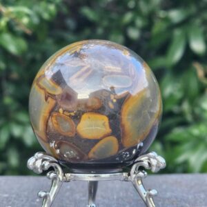Sfera Diaspro Foglia Bamboo
