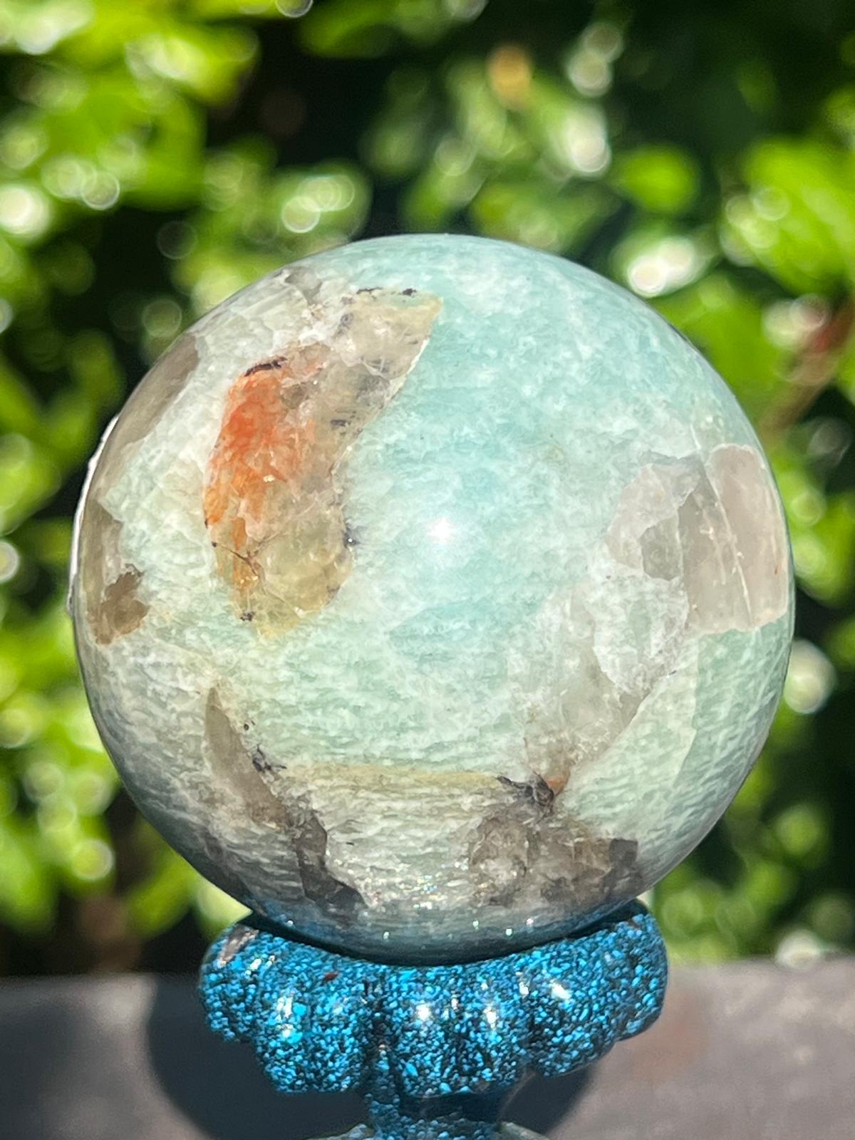 Sfera in Amazzonite - immagine 3