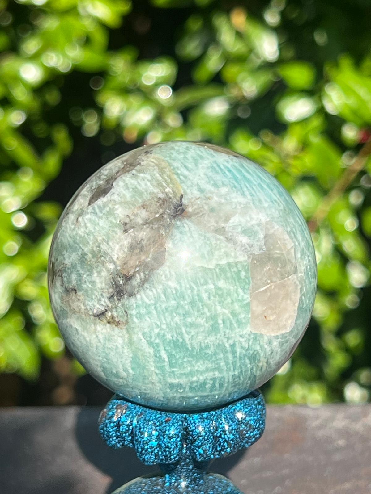 Sfera in Amazzonite