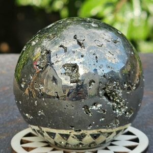 Sfera Pirite gr 232 dm 4,7