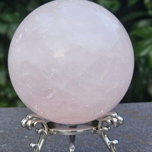 Sfera Quarzo Rosa gr 252 dm 5,4