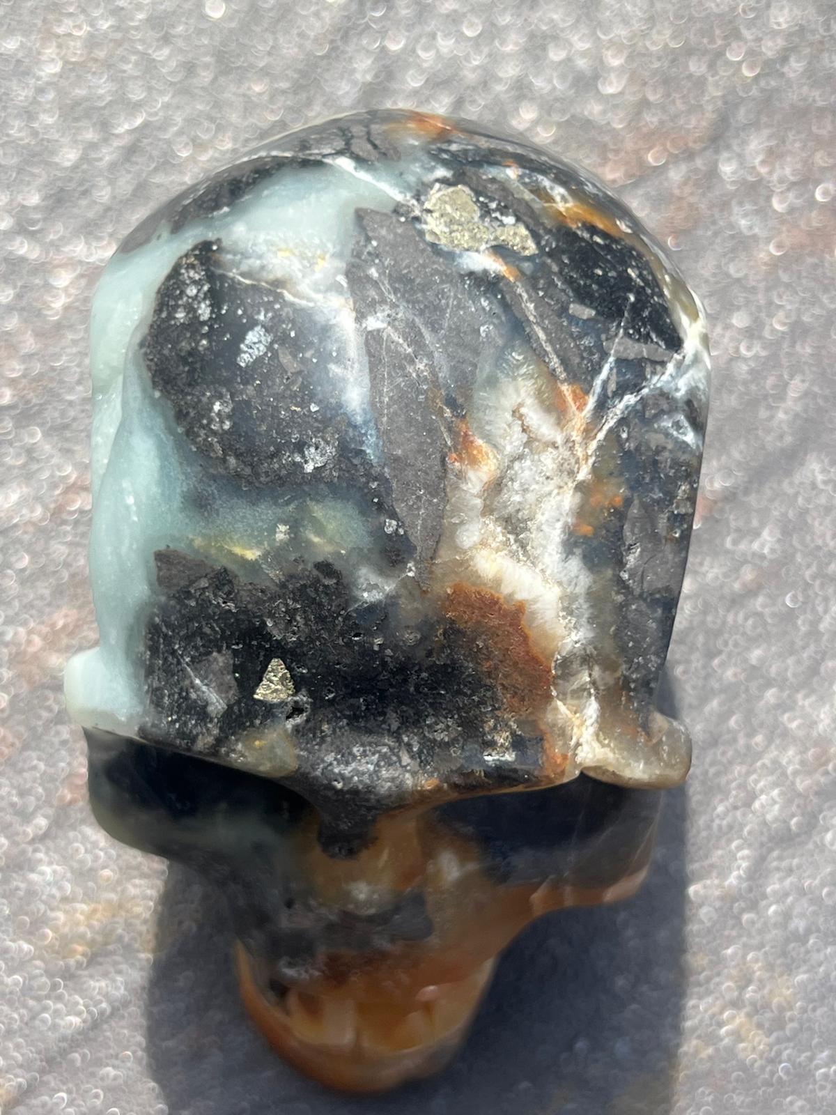 Teschio Calcite Caraibica gr 322 - immagine 5
