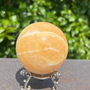 Sfera Calcite Miele gr 399 dm 6,6
