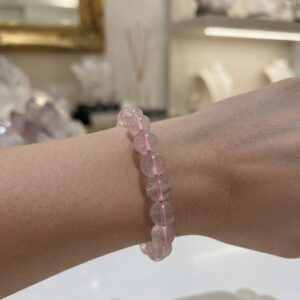 Bracciale Quarzo Rosa Sfere