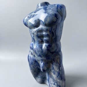 Busto Uomo Avventurina Blu