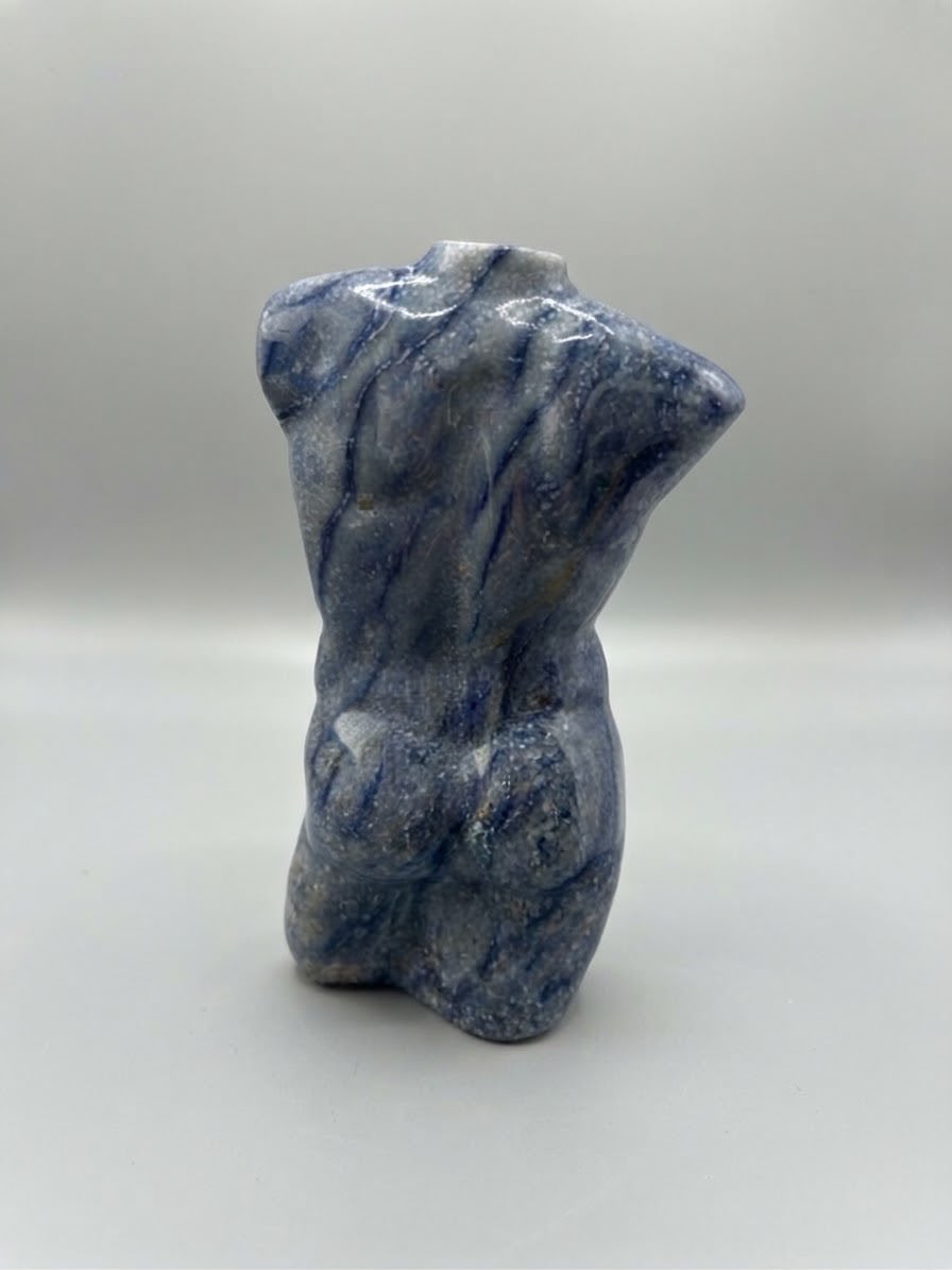 Busto Uomo Avventurina Blu - immagine 4