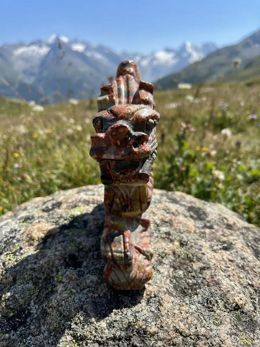 Drago in Diaspro Brecciato / Nongken–Longken Jade · - immagine 5